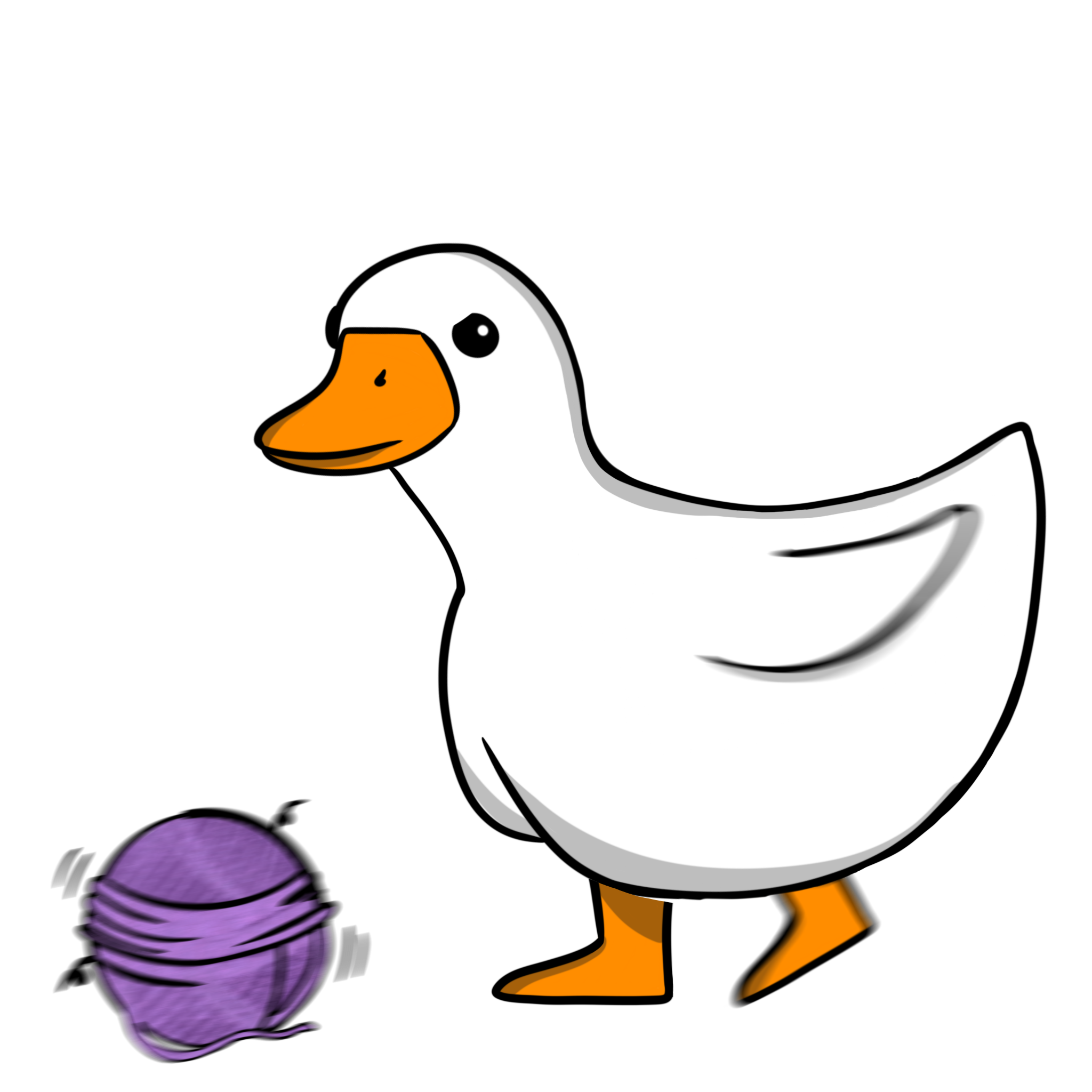 Quest artwork showing collectible geese
