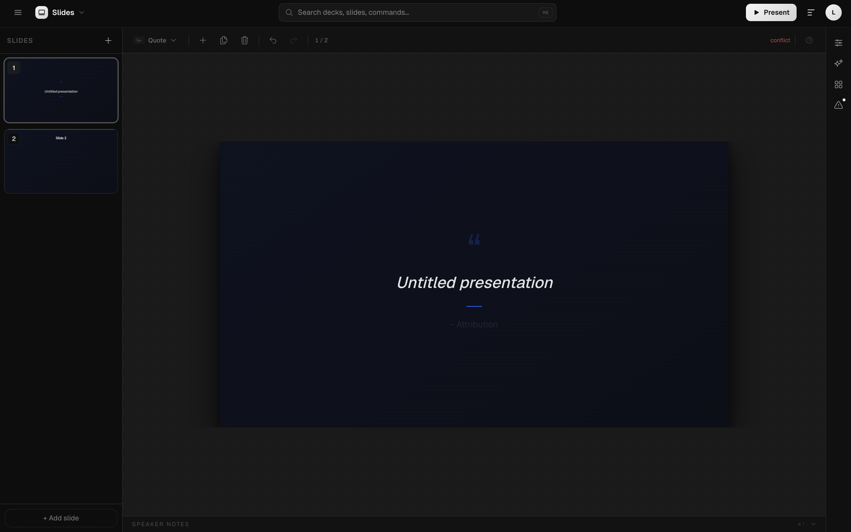 Slides built from Notes, Workbooks, and files
