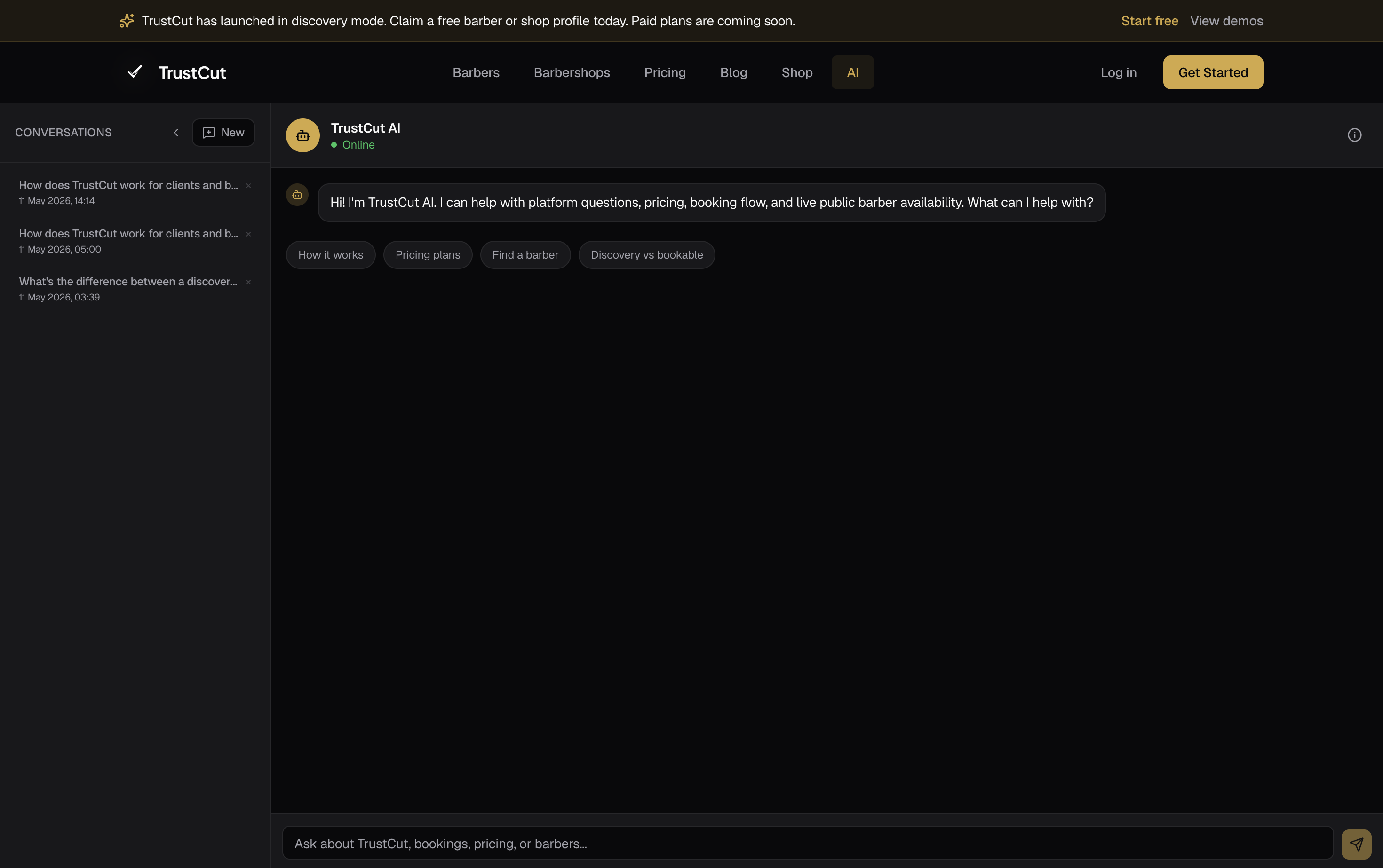 The AI assistant grounded in live availability